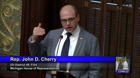 Rep. John Cherry (D) - Michigan House Farewells - Dec. 2022