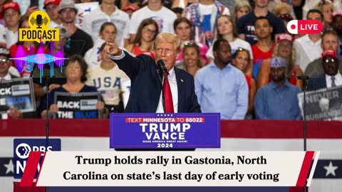 Trump Holds Massive Rally in Gastonia - Last Chance to Vote Early! 2024