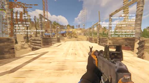 RUST Sigbog Benchmark Demo AMD Ryzen 7 5800X3D