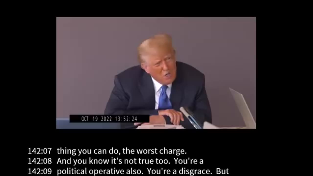 Video of Donald Trump's October 2022 deposition released in rape trial