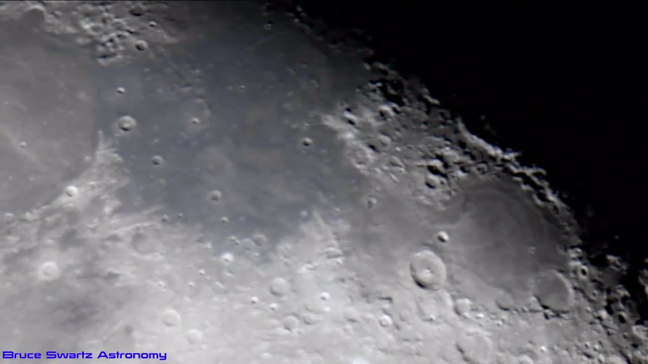 High Powered Telescope Footage of the Moon -if you comment 9 dislikes appear lol