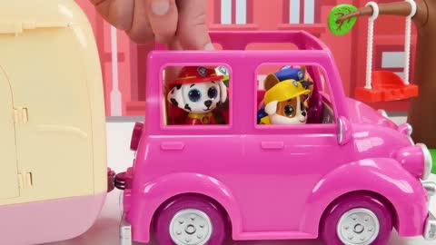 🔴Paw Patrol🔴 get a New House Toy Learning Video for Kids!