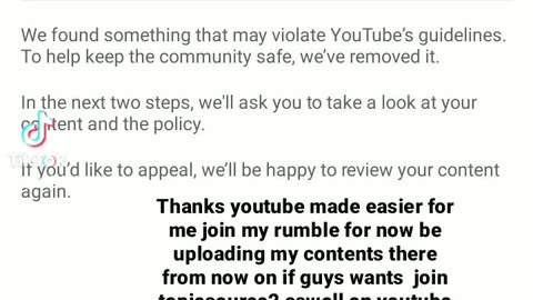 Rumble be better than youtube for sure 4/11/23
