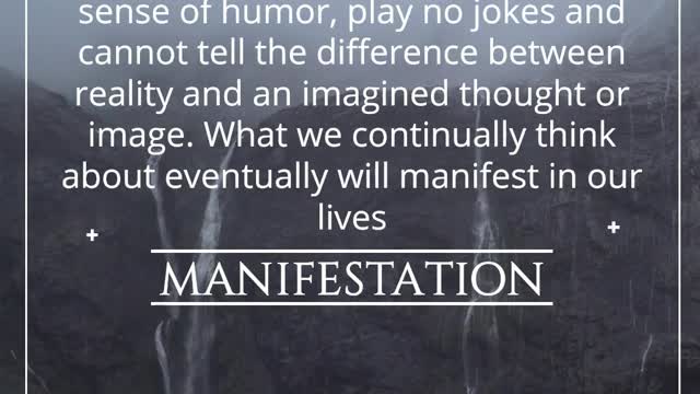 Within all of us is a divine capacity to manifest and attract all that we need and desire.