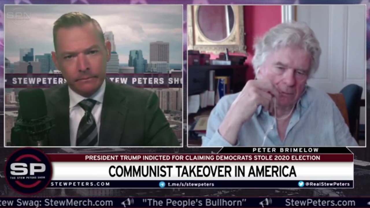 Peter Brimelow On Trump Indictment & America In The Midst Of A Communist Coup (Stew Peters - 2023)