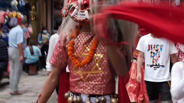 #Lakhe #Dance | Inbahal, Kamalachhi, Ason | Kathmandu