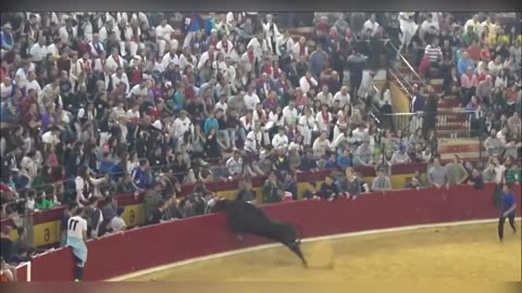 The Funniest Bullfighters in the World || Most awesome bullfighting festival || Try not to #laugh