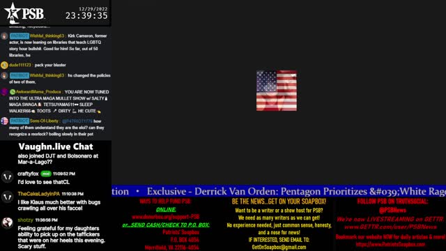 2022-12-29 22:00 EST - The MAGA Mullet Show: with MagaSwaga