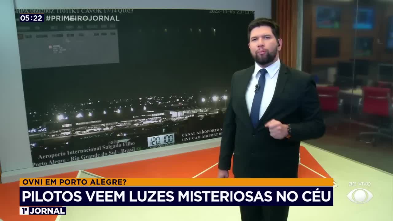 Pilotos veem luzes misteriosas que lembram óvnis no céu gaúcho