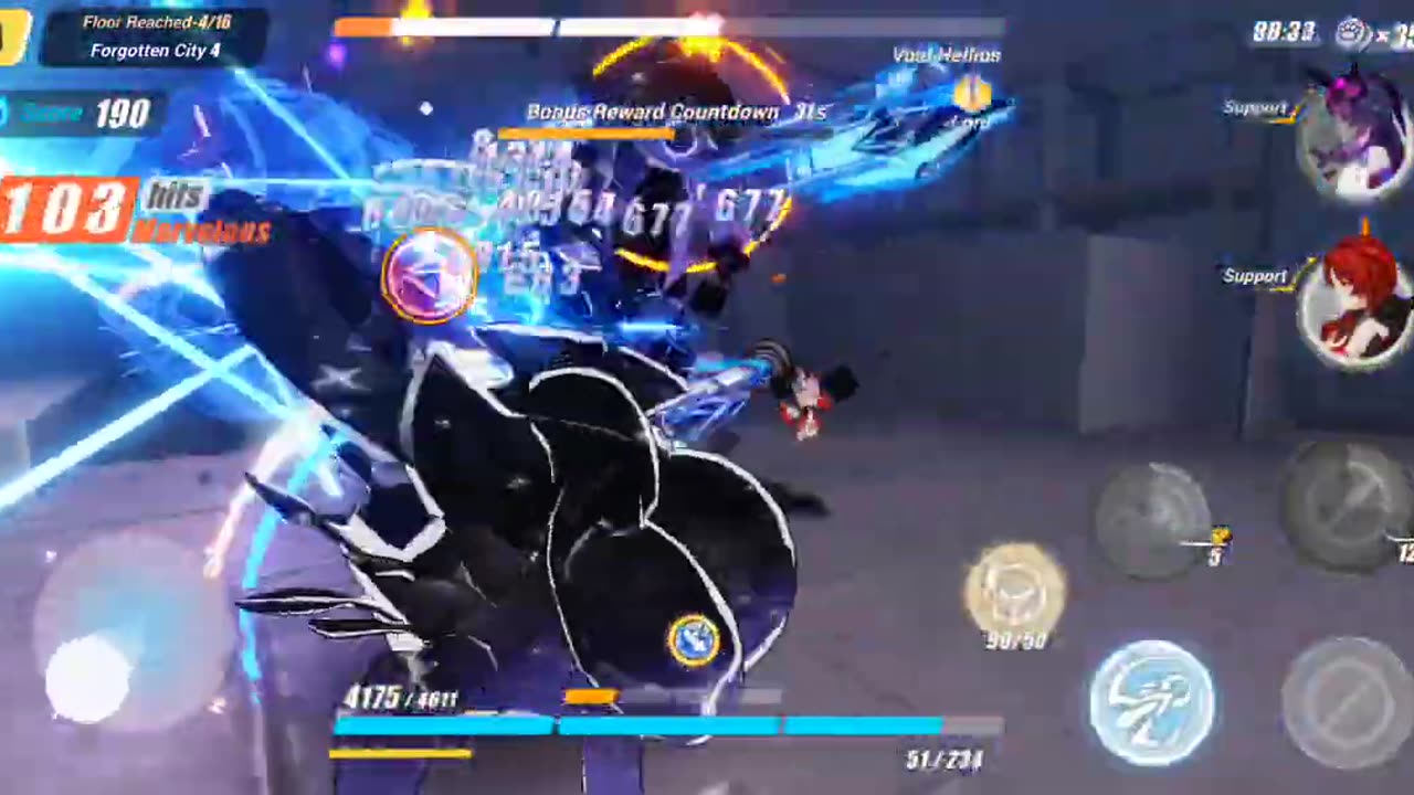 Honkai Impact 3rd - Elysian Realm Dangerous Difficulty W/ HOR Retry Pt 1