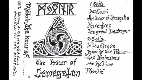 Mjölnir - (1995) - The Hour Of Lemegeton - [full Demo]