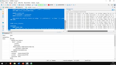 Oracle y el lenguaje PL/SQL parte 30. PL/SQL 08- Cursores de actualización