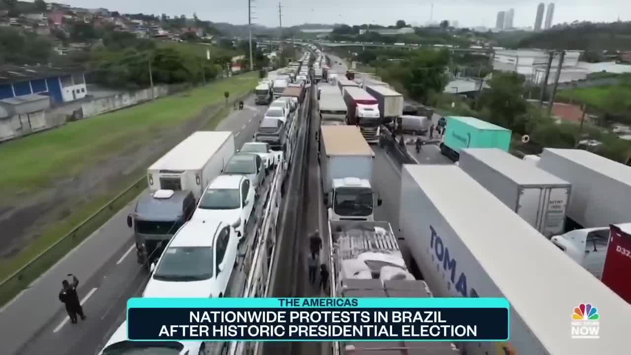 Nationwide Protests Spark In Brazil After Historic Presidential Election