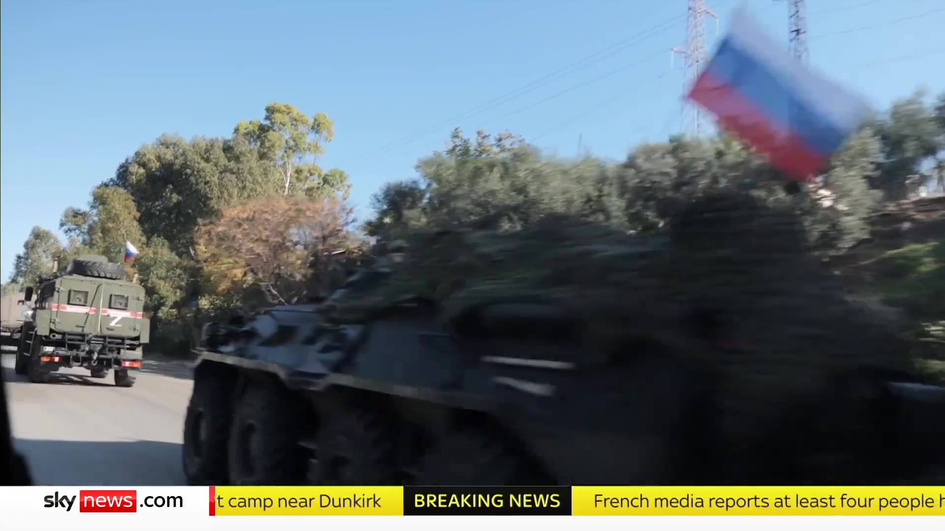 Sky News reports from one of Russia's military bases in Syria