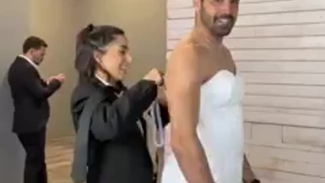 The groom has no idea!