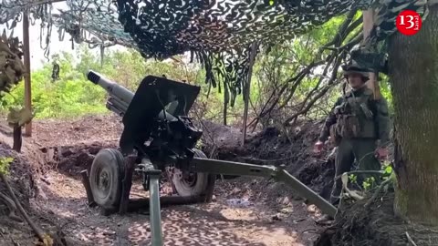 Italian-made howitzer trained on Russian forces in Donetsk region