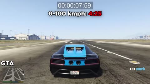 GTA 5 NERO VS REAL BUGATTI VS MODDER