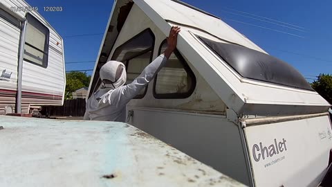 How to raise an A-Frame popup trailer