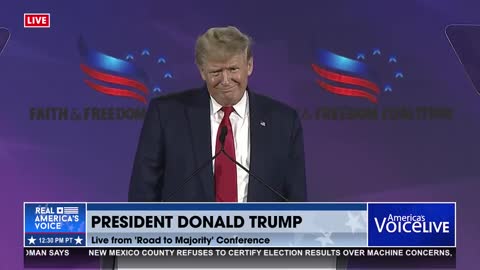 President Trump: 'Would anybody like me to run for President?'