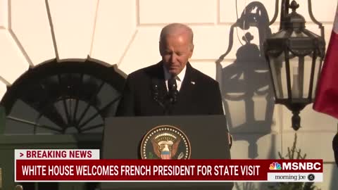 Biden Welcomes French President Macron To White House