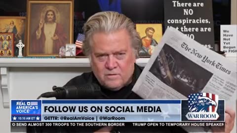 Bannon on Fire: You Have Forced Biden to Build a Wall and They Hate It