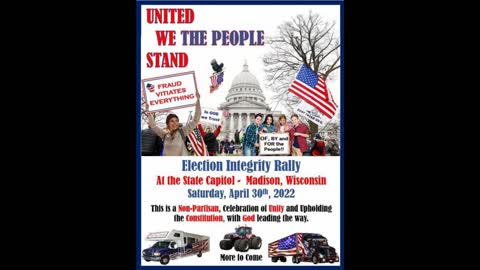 WE The People Headed To Madison WI. Trucker Style