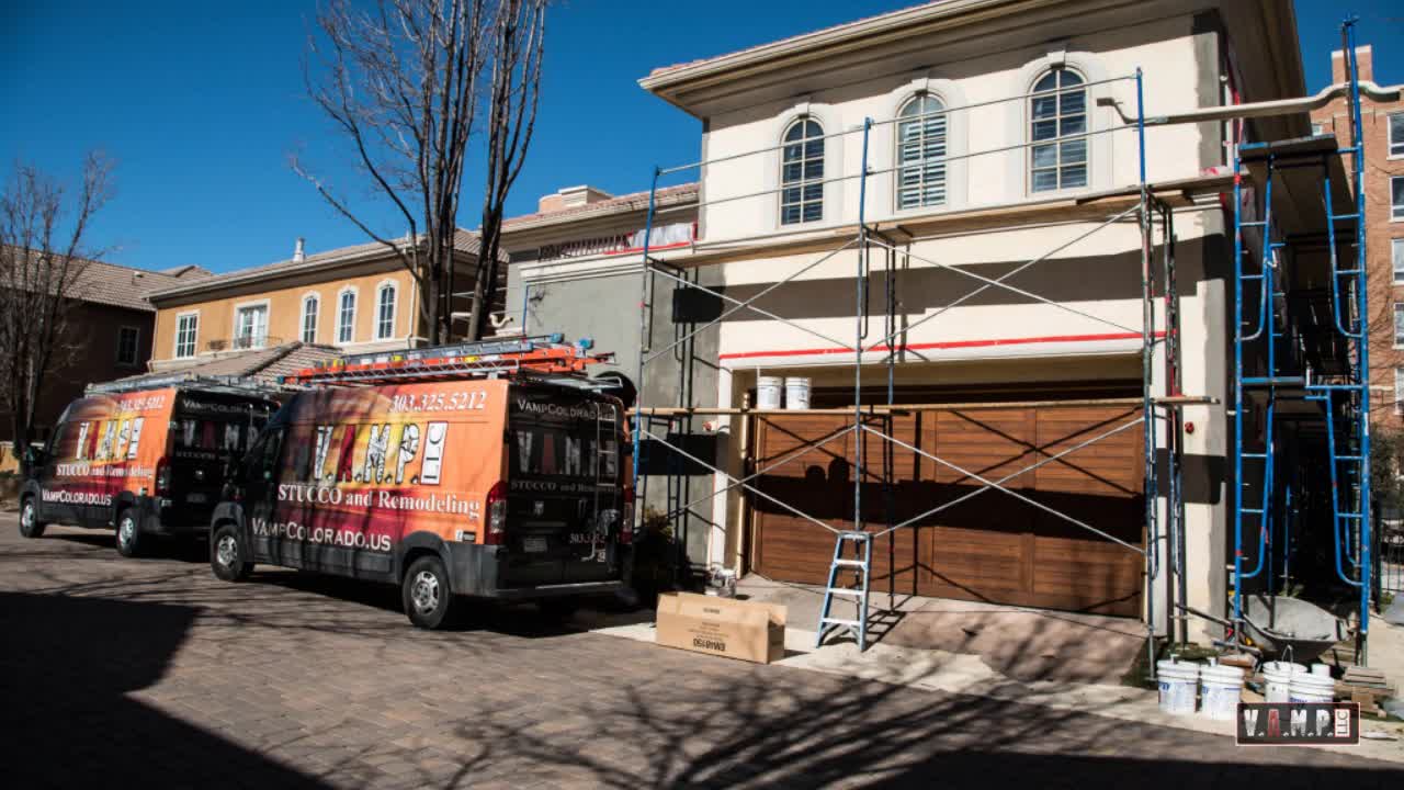 Before and After Stucco Installation in Denver : V.A.M.P. Stucco