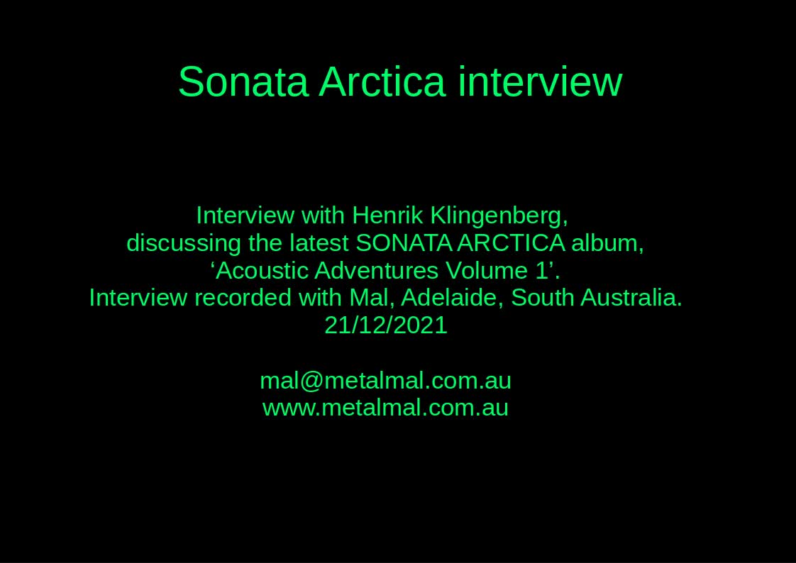 20211221 SONATA ARCTICA interview