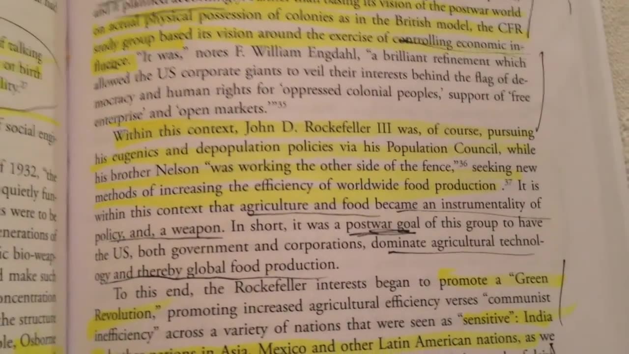 Rockefellers GMOs and depopulation