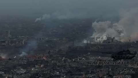 Post-apocalyptic footage of Maryinka