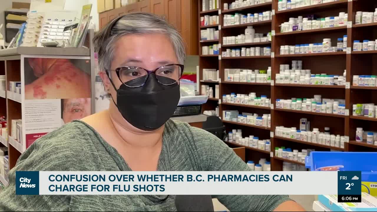 Vancouver pharmacy charges for flu shots