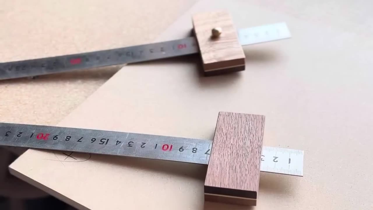 How to make ruler stop, Full of high-class feeling with scrap materials