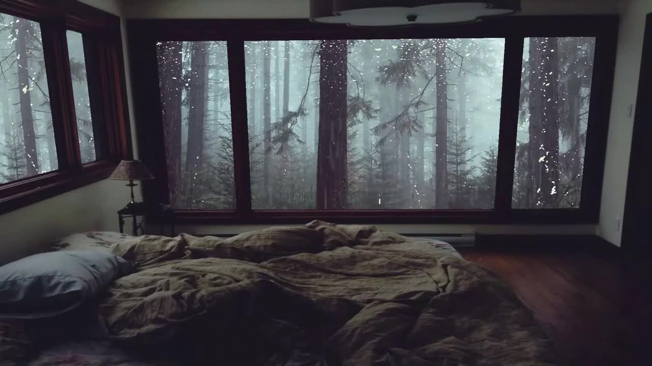 Relaxing Rain Sounds | Forrest Scenery