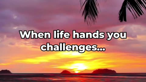 When Life Hands You Challenges...