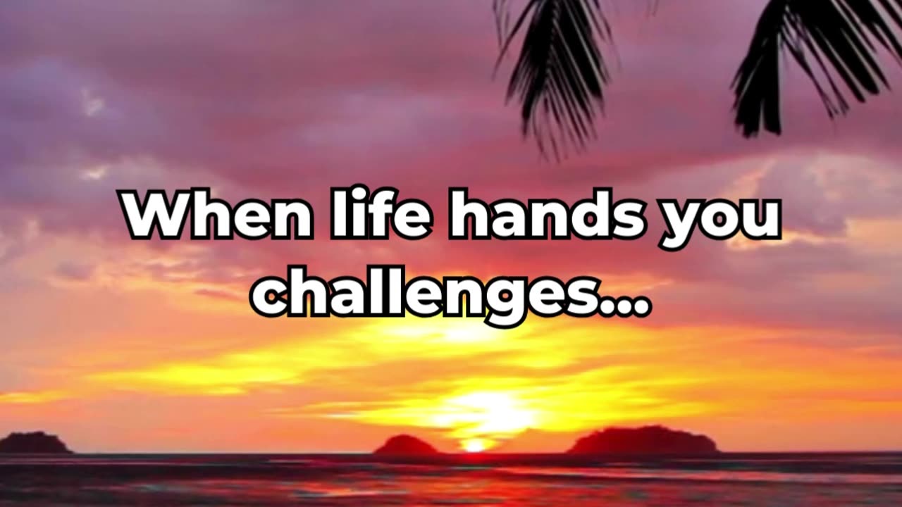 When Life Hands You Challenges...