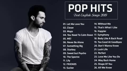 Pop Hits 2019 - Best English Songs Camila Cabello, Maroon 5, Rihanna