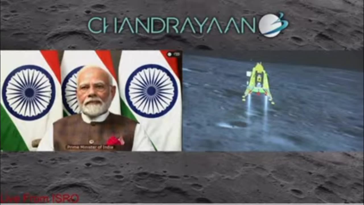 India is now on the moon, mission chandrayaan- 3