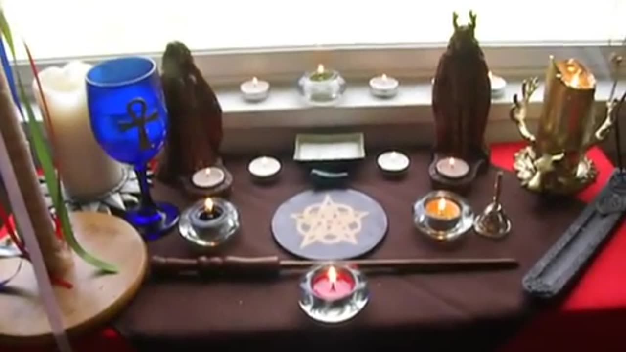 Wiccan Beltane Altar