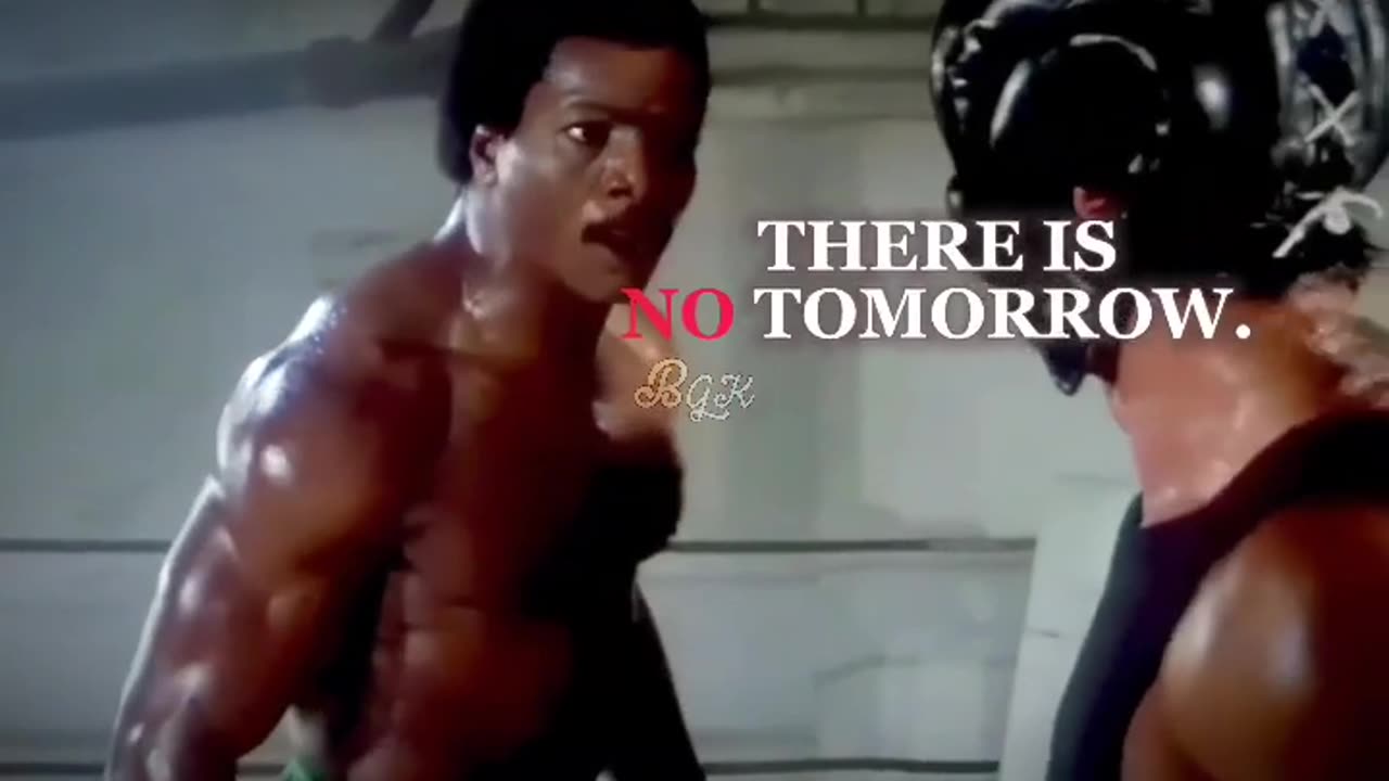 “THERE IS NO TOMORROW” _ Rocky 3
