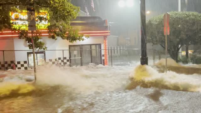 Flood in Paterson, New Jersey