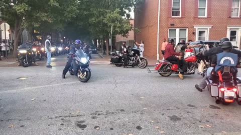 Thunderguards MC Funeral Ride