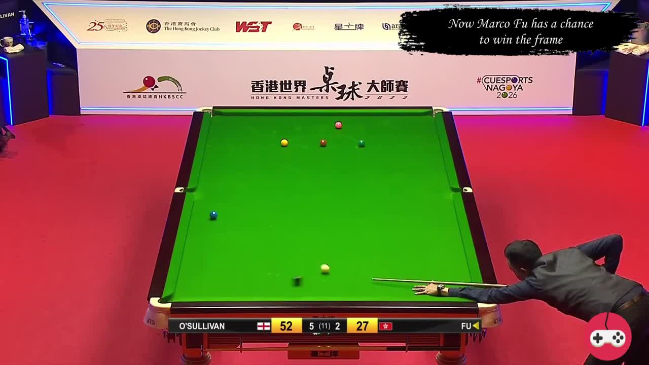 SNOOKER KICK RUINS RONNIE O'SULLIVAN'S FRAME WIN - HONG KONG MASTERS 2022 - FINAL