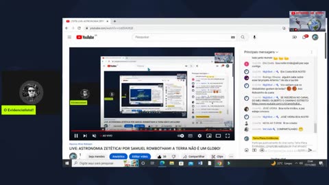 Canal Evidências - rUz05AUtEj8 - LIVE ASTRONOMIA ZETÉTICA! POR SAMUEL ROWBOTHAM
