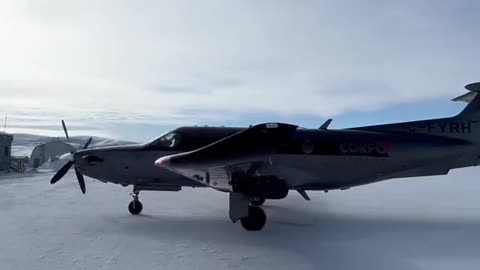 Blue skies up in the Arctic made for some fun flying