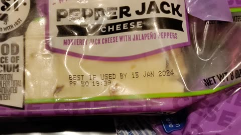 Eating Kroger Pepper Jack Cheese, Dbn, MI, 9/12/23
