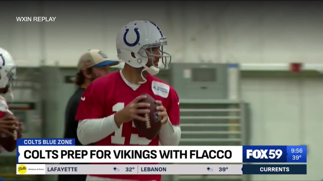 November 2, 2024 - Colts and New Starting QB Joe Flacco Prepare for the Vikings