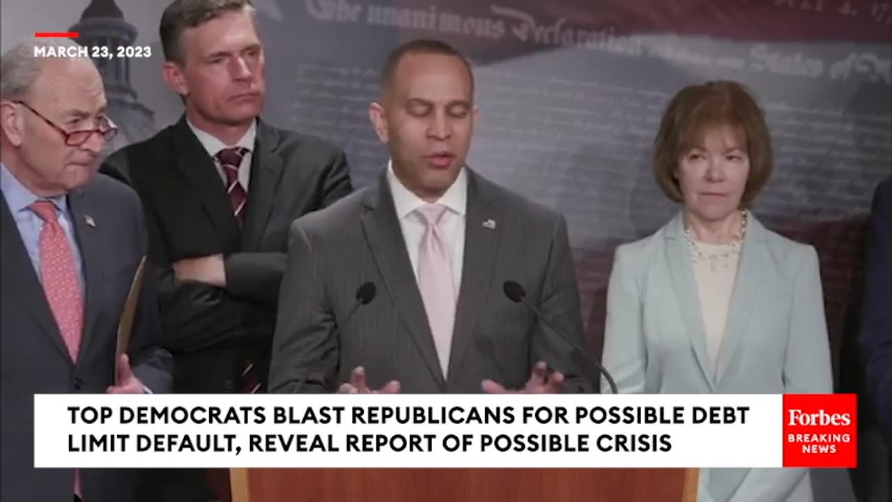 JUST IN- Top Democrats Hammer GOP For Possible 'Republican Default Crisis' On Debt Ceiling