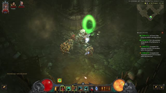 Immortal Kings Dungeon Mastery Diablo 3 (Easiest Mastery in the game?)