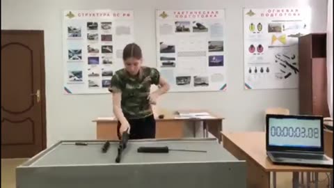 Basic military training for schoolchildren in Russia