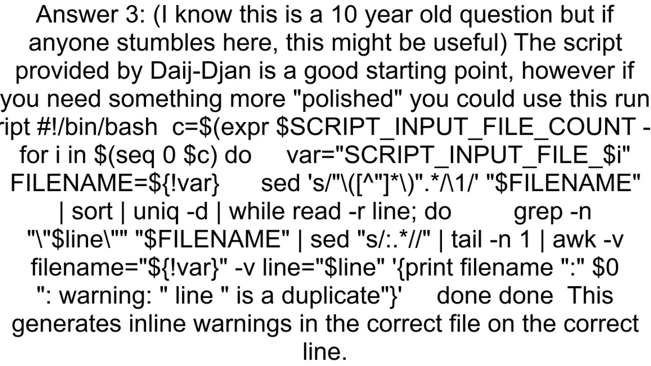 How to find duplicate keys in localizablestrings files automatically